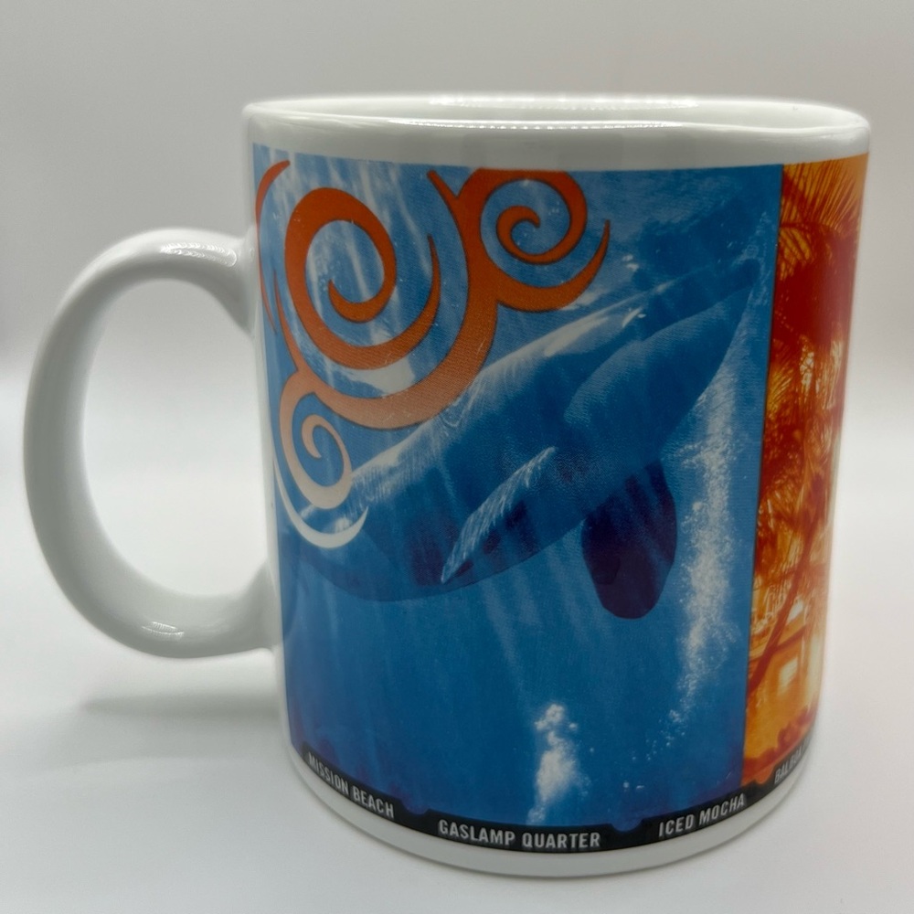 Starbucks San Diego Mug - Orange and White - Picture 3 of 6
